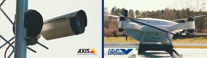 Axis Communications et Azur Drones s’associent pour une surveillance périmétrique renforcée